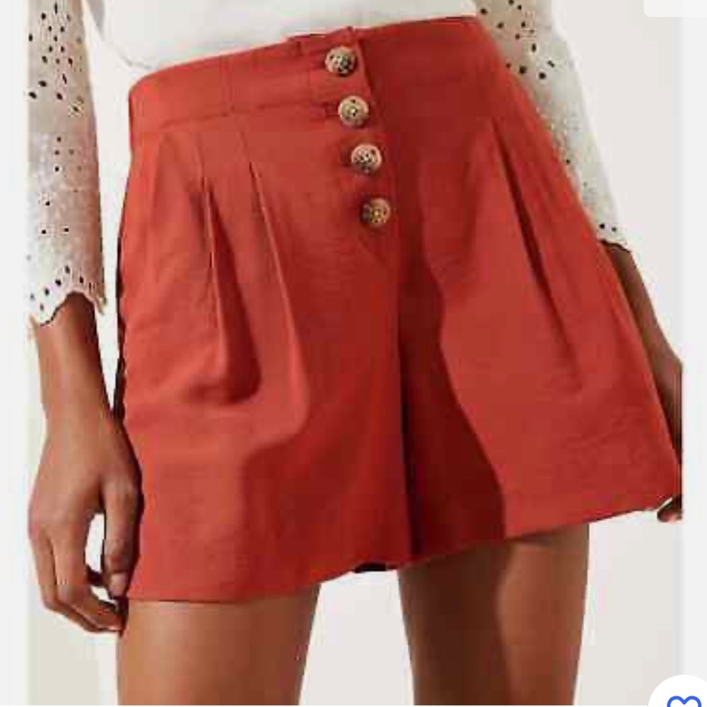 LOFT size small button shorts (color is more similar to image on model)